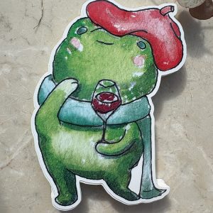Frog With Wine